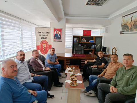 ''TOKAT VETERİNER HEKİMLERİ ODASINDAN ZİYARET''