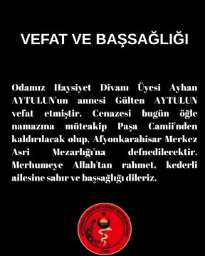 "VEFAT VE BAŞSAĞLIĞI"