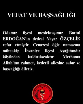 "VEFAT VE BAŞSAĞLIĞI"